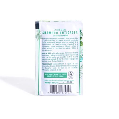 SACHET SHAMPOO ANTICASPA LA RECETA 15 ML - Imagen 2