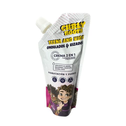 SACHET CREMA DE PEINAR CURLY ROOTS TEENS AND KIDS ONDULADOS Y RIZADOS 200 ML