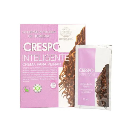 SACHET CREMA PARA PEINAR CRESPO INTELIGENTE 15 ML - HERBACOL