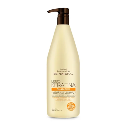 Shampoo Be Natural Lisso Keratina 1000ml