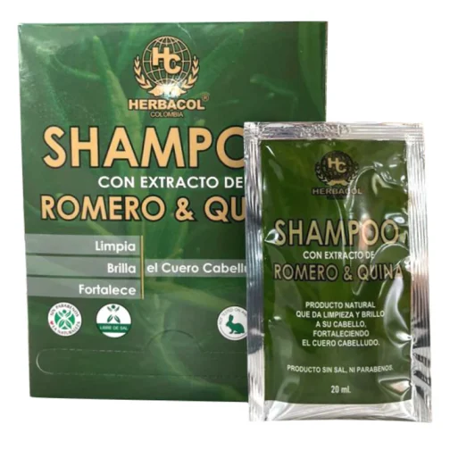 Sachet Shampoo Romero y Quina 20ml - Herbacol