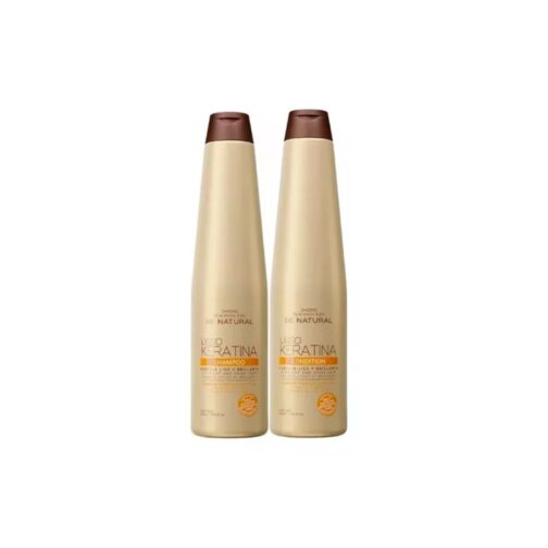 KIT SHAMPOO + ACONDICIONADOR LISSO KERATINA -BE NATURAL
