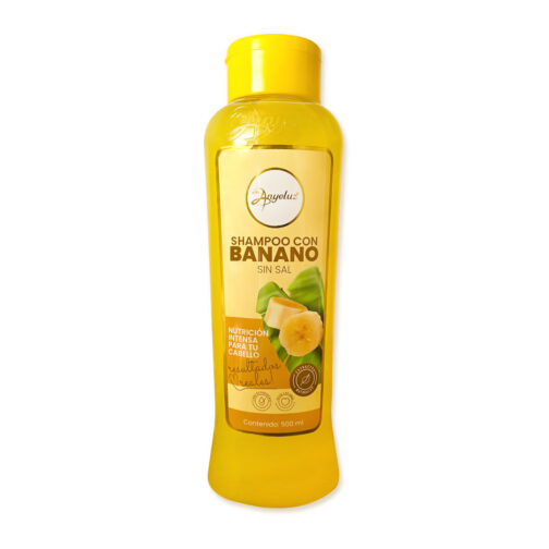 SHAMPOO CON BANANO 500ml - ANYELUZ