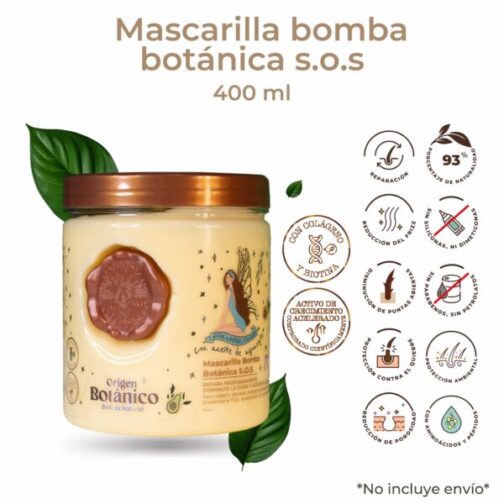 Mascarilla Bomba Botánica S.O.S 400ml -Ritual Botánico