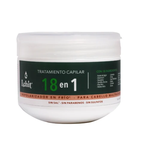 Tratamiento 18 en 1 Capilar - Repolarizador en Frio 300G- Lehit