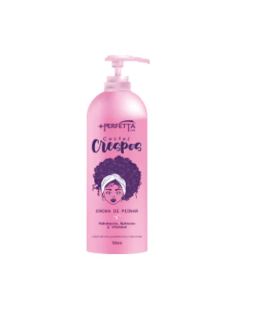 CREMA DE PEINAR COCTEL CRESPOS 500ML +PERFETTA