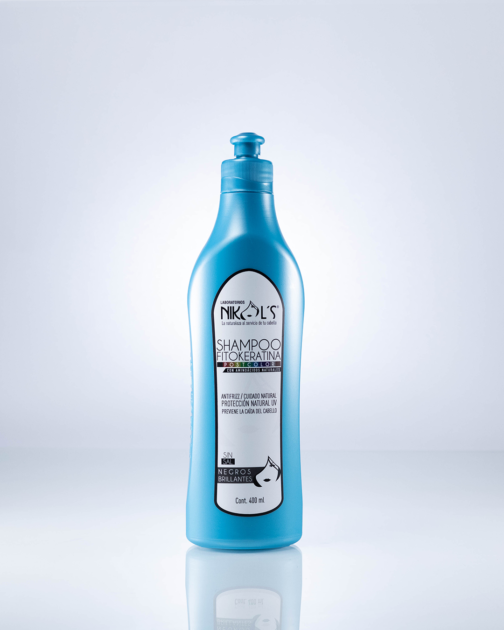 Shampoo Post Color Negro Brillantes 400ml - Nikols