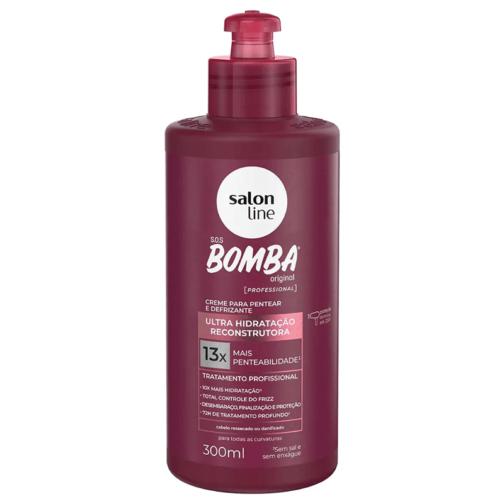 CREMA PEINAR SALON 300ml S.O.S BOMBA ULTRA HIDRATACION RECONSTRUCTORA