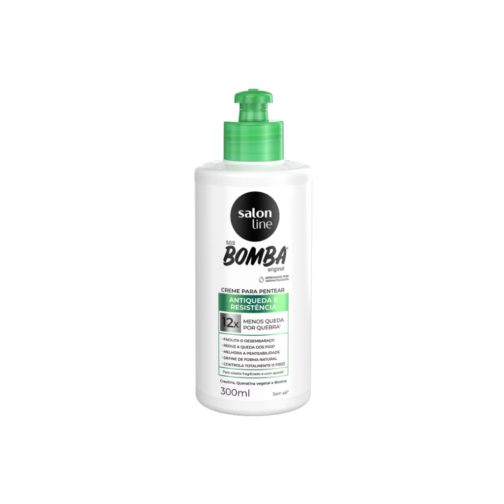 CREMA DE PEINAR BOMBA ORIGINAL ANTIRESEQUEDAD Y RESISTENCIA 300ML - SALON LINE