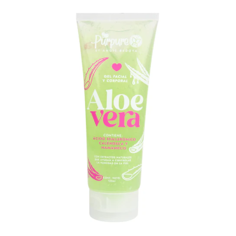GEL HIDRATANTE FACIAL Y CORPORAL DE ALOE VERA 120ML- PURPURE BY ANGIE BEDOYA