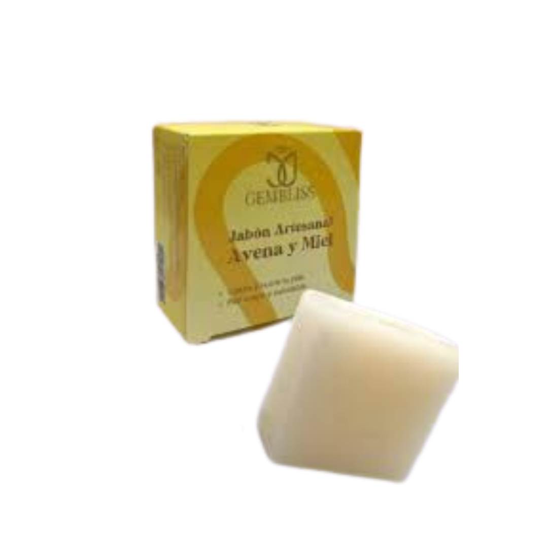 JABON ARTESANAL AVENA Y MIEL- GEMBLISS