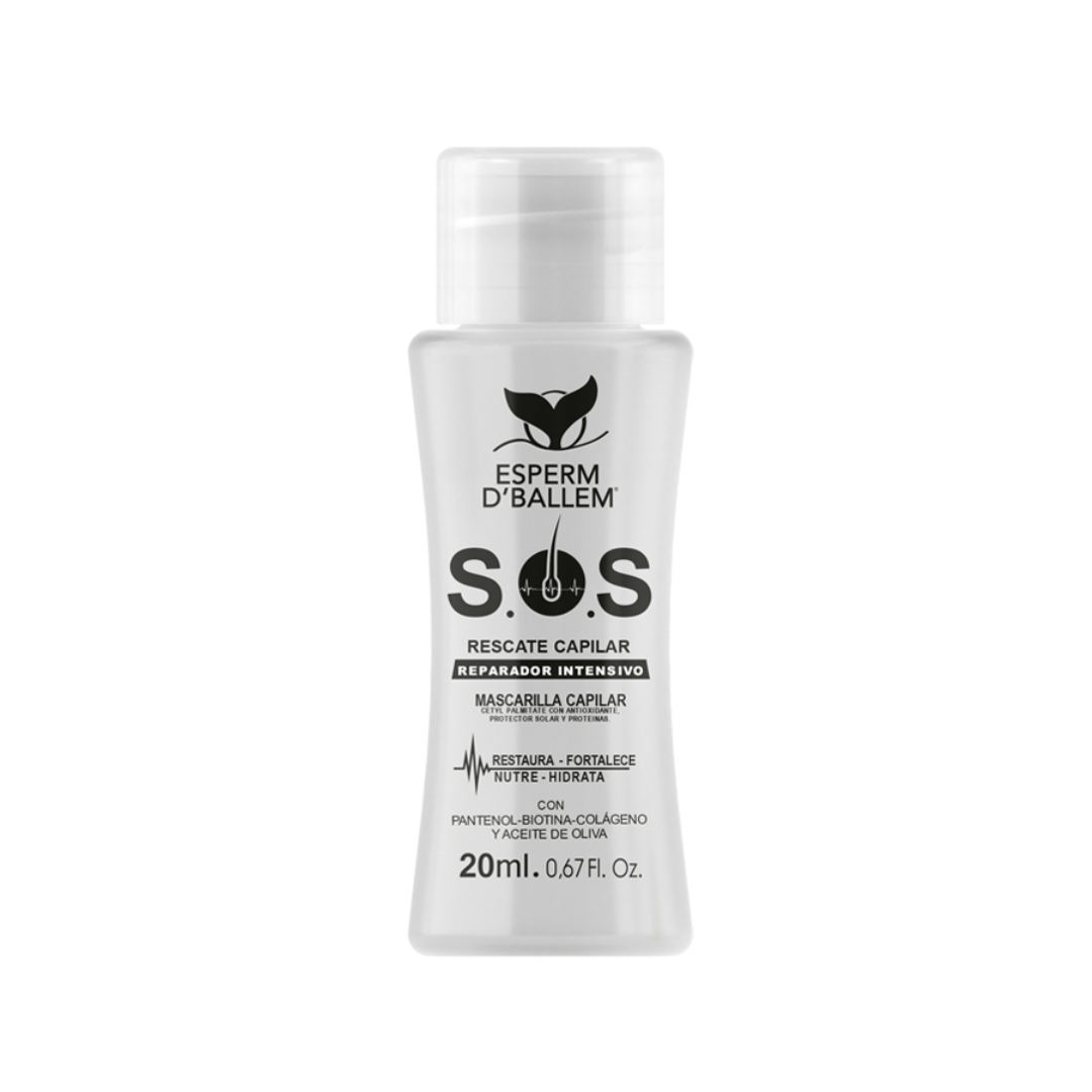 AMPOLLA MASCARILLA S.O.S RESCATE CAPILAR 20ML- ESPERM D’BALLEM