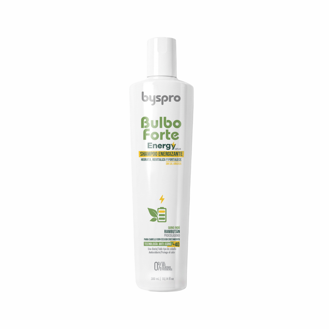 SHAMPOO ENERGY CAPILAR 300ML BULBO FORTE- BYSPRO