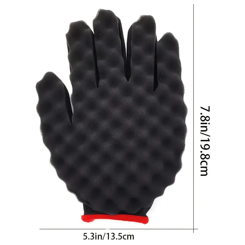GUANTES ESPONJA PARA CABELLO RIZO/AFRO