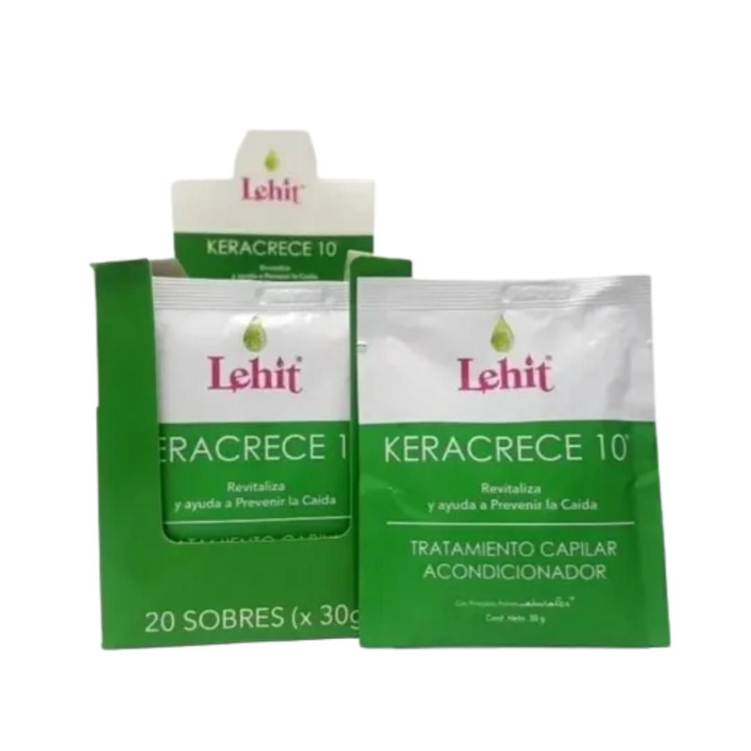 SACHET TRATAMIENTO ACONDICIONADOR CAPILAR KERACRECE 10 - 30G LEHIT