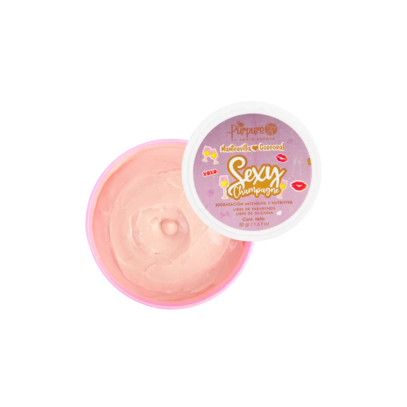 MANTEQUILLA CORPORAL MINI SEXY CHAMPAGNE 50G- PURPURE BY ANGIE BEDOYA