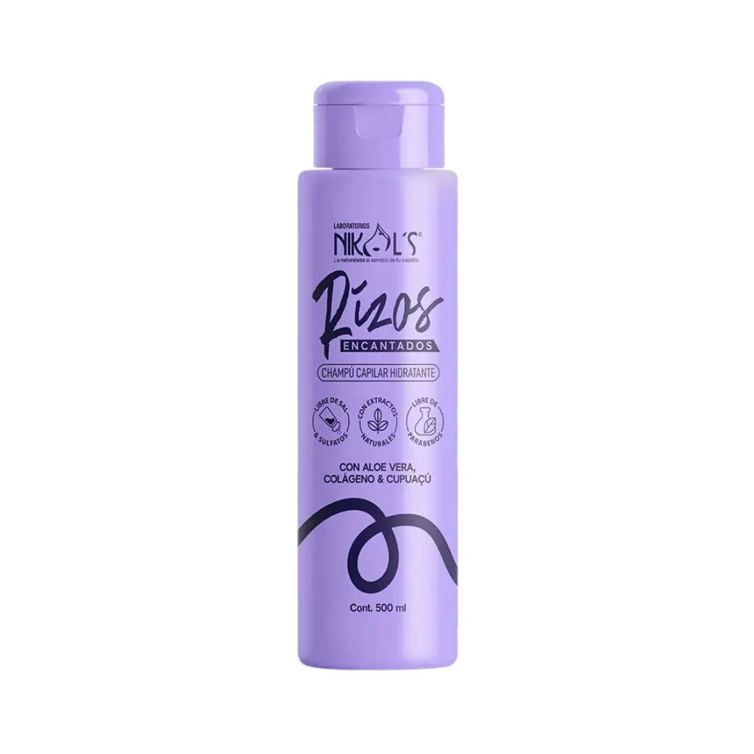 SHAMPOO CAPILAR HIDRATANTE RIZOS ENCANTADOS 500ML- NIKOLS