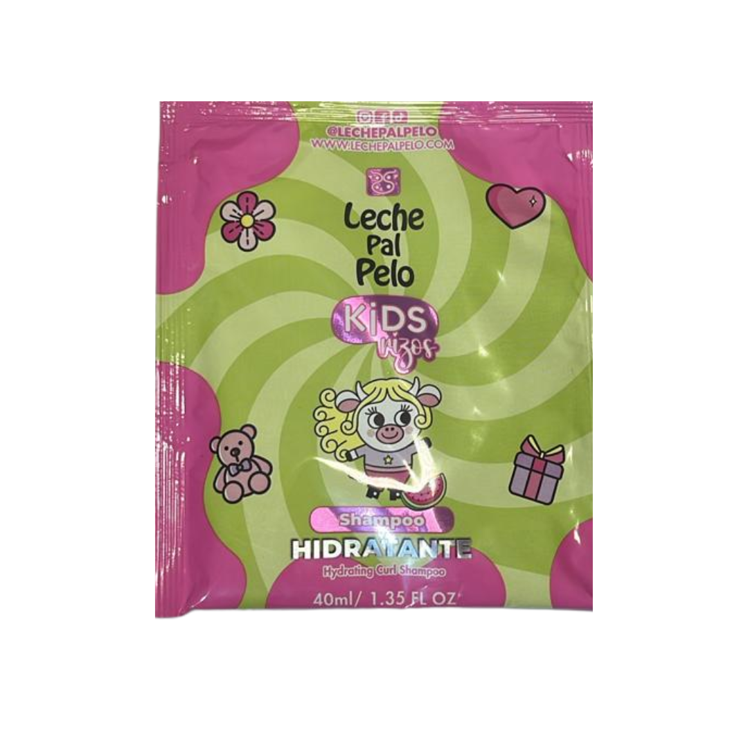 SACHET SHAMPOO LECHE PAL PELO KIDS RIZOS 40ML