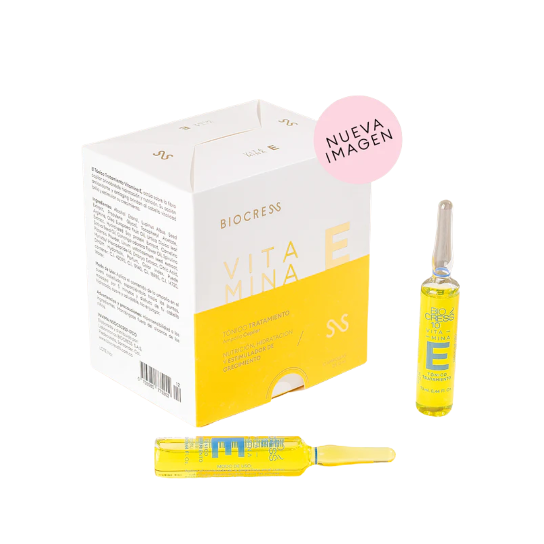 AMPOLLA TONICO CAPILAR DE VITAMINA E 13ML- BIOCRESS