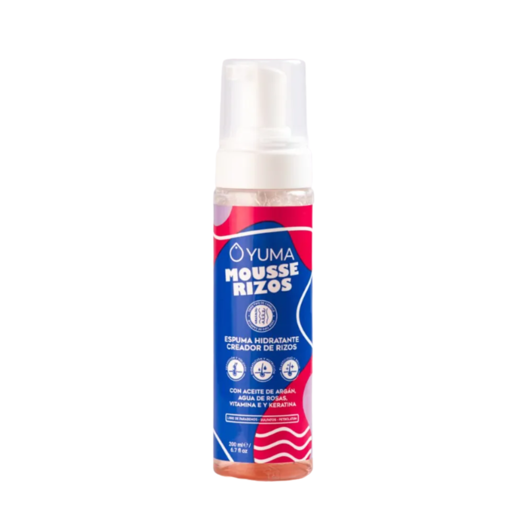 MOUSSE RIZOS ESPUMA HIDRATANTE CREADOR DE RIZOS 200ML- YUMA COSMETICS