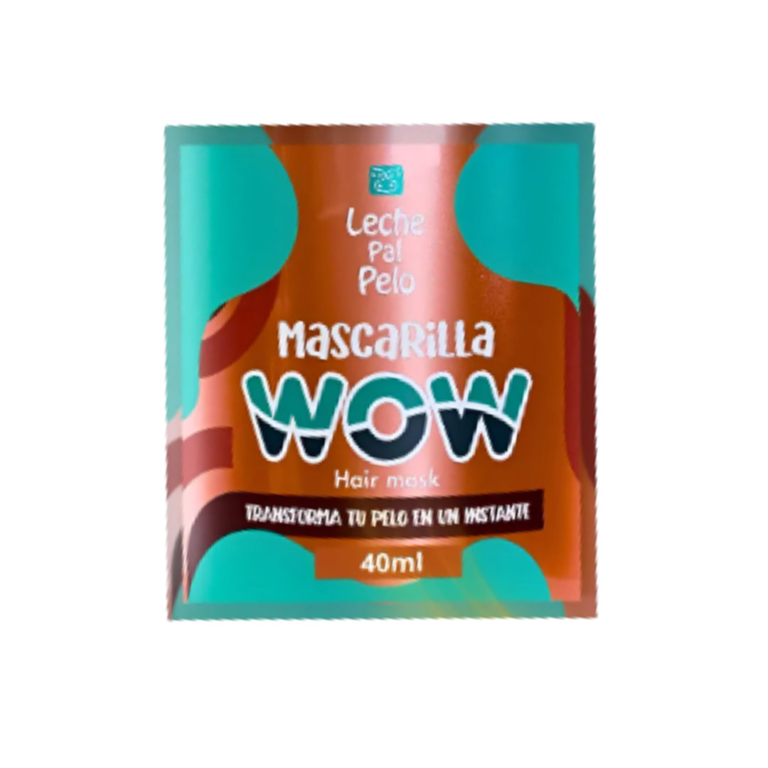 SACHET MASCARILLA WOW LISO PROGRESIVO 40ML- LECHE PAL PELO