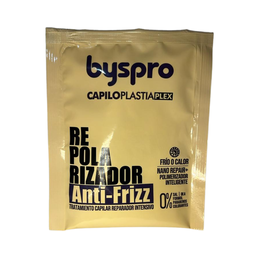 SACHET CAPILOPLASTIA PLEX TRATAMIENTO CAPILAR REPARADOR INTENSIVO REPOLARIZADOR ANTI-FRIZZ 30ML- BYSPRO