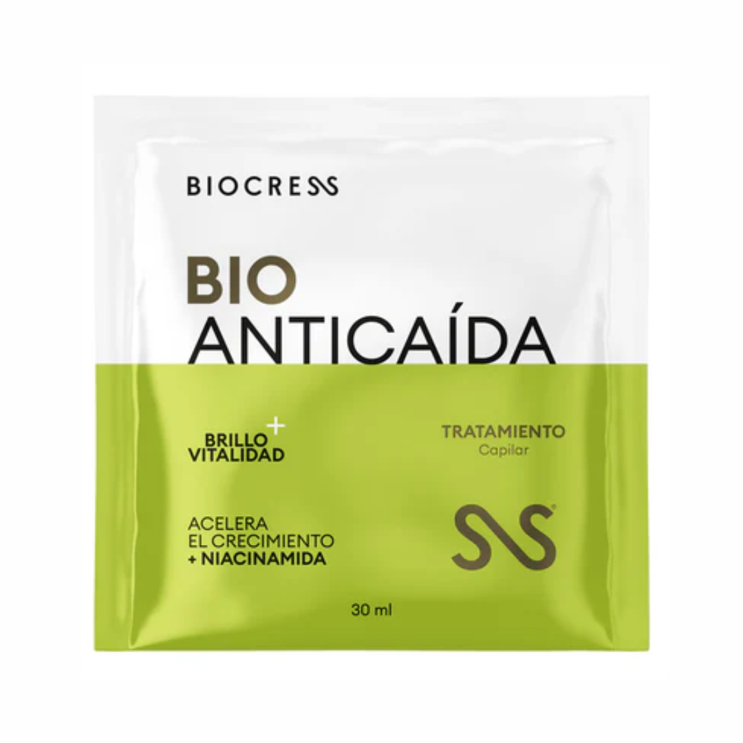 SACHET TRATAMIENTO CAPILAR BIO ANTICAIDA 30ML- BIOCRESS