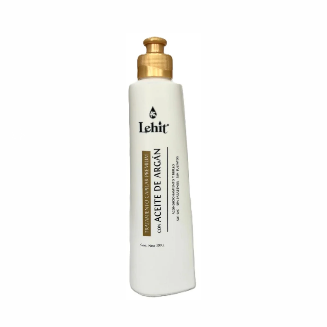 TRATAMIENTO CAPILAR PREMIUM CON ACEITE DE ARGAN 300G- LEHIT