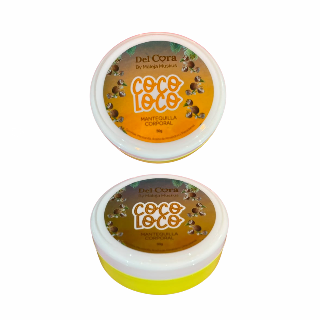 MANTEQUILLA CORPORAL COCO LOCO 50G- DEL CORA BY MALEJA MUSKUS