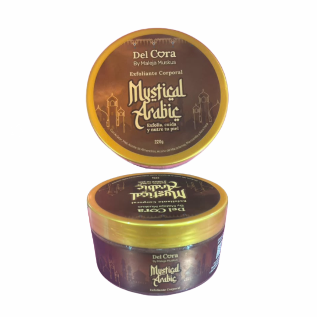 EXFOLIANTE CORPORAL MYSTICAL ARABIC 220G- DEL CORA BY MALEJA MUSKUS