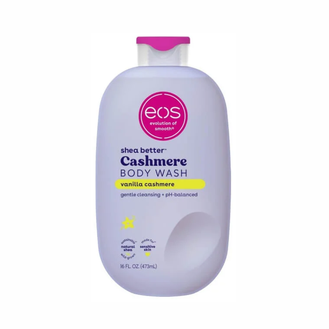 SHEA BUTTER BODY WASH VANILLA CASHMERE 473ML- EOS