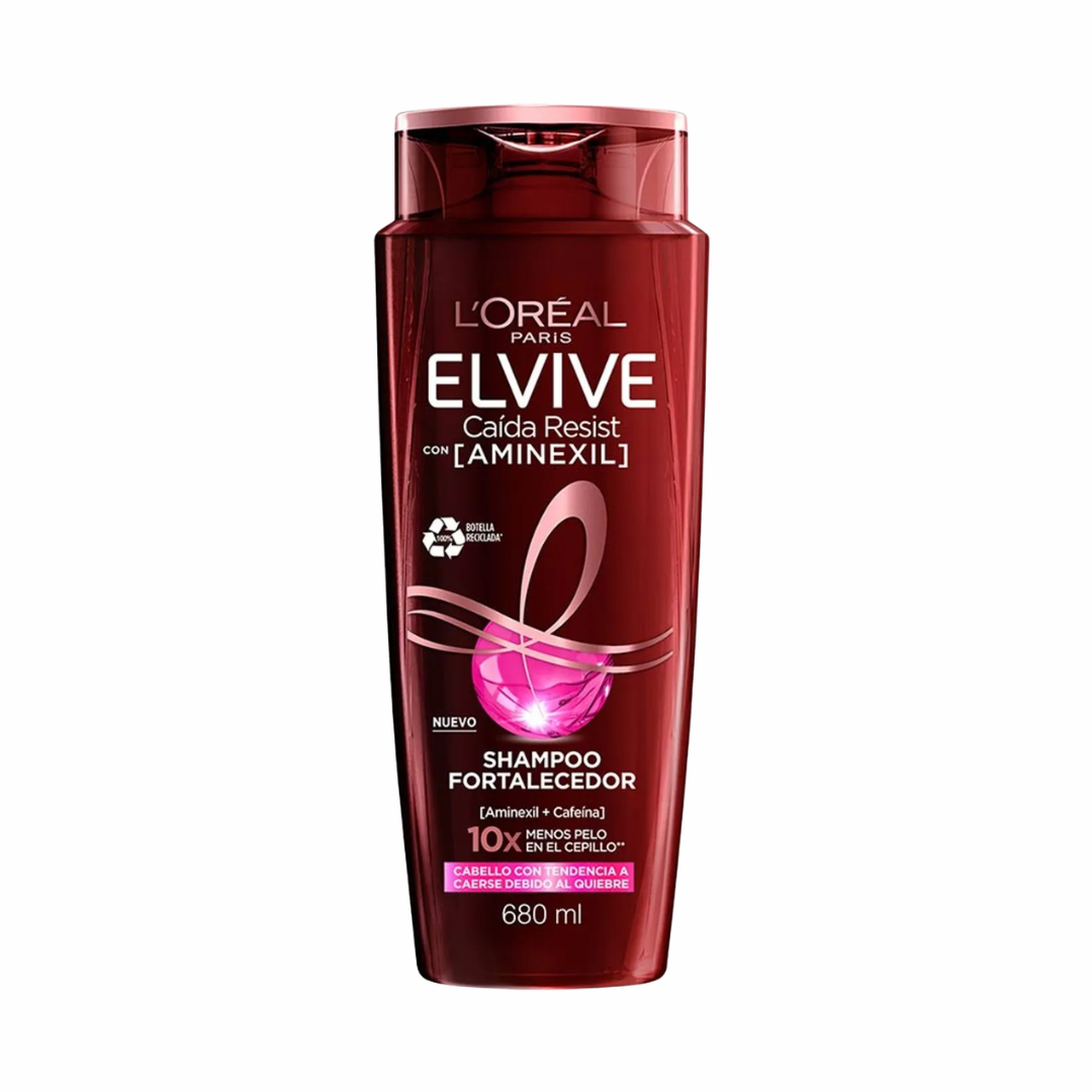 SHAMPOO CAIDA RESISTE FORTALECEDOR CON AMINEXIL 680ML- ELVIVE LOREAL