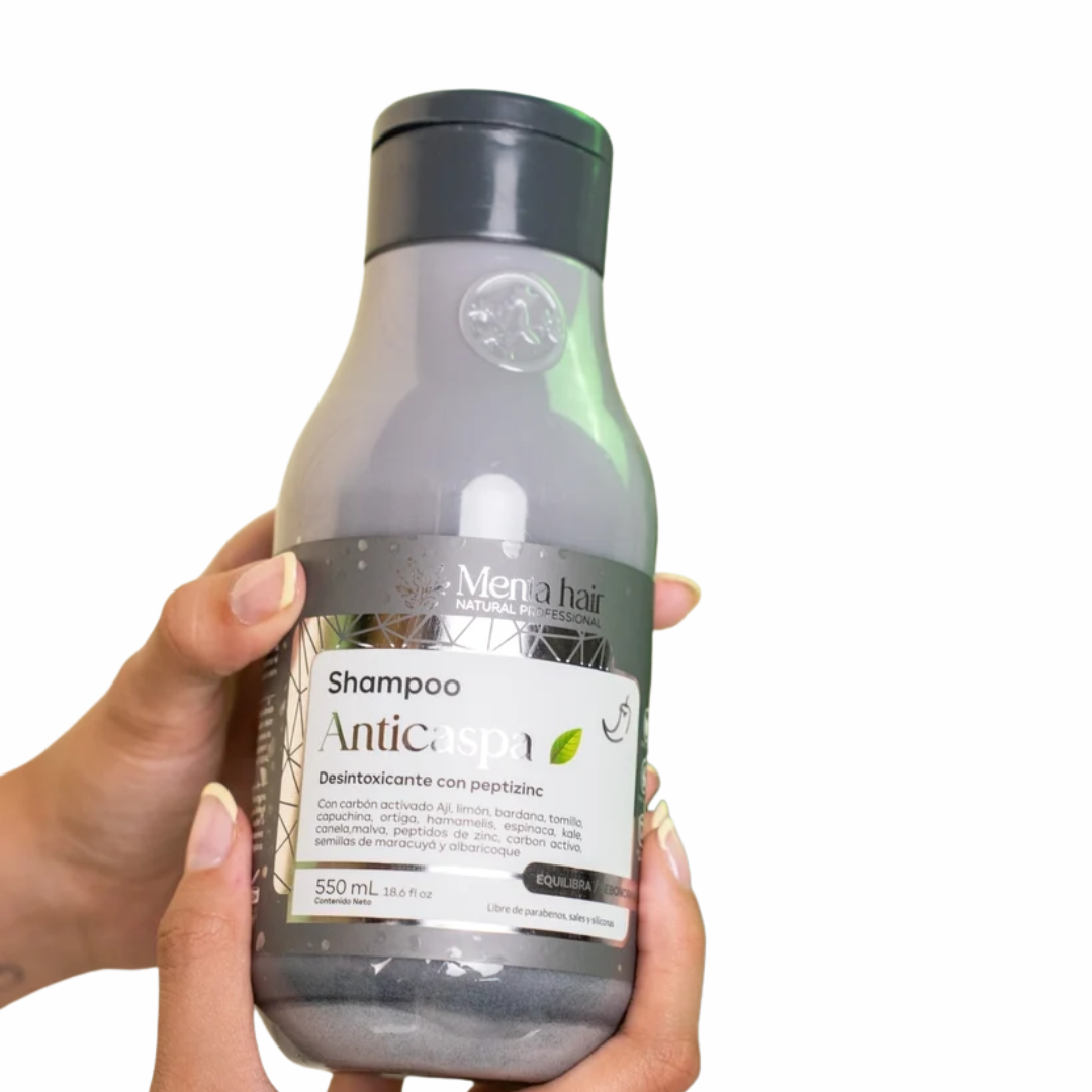 SHAMPOO ANTICASPA 550ML- MENTA HAIR