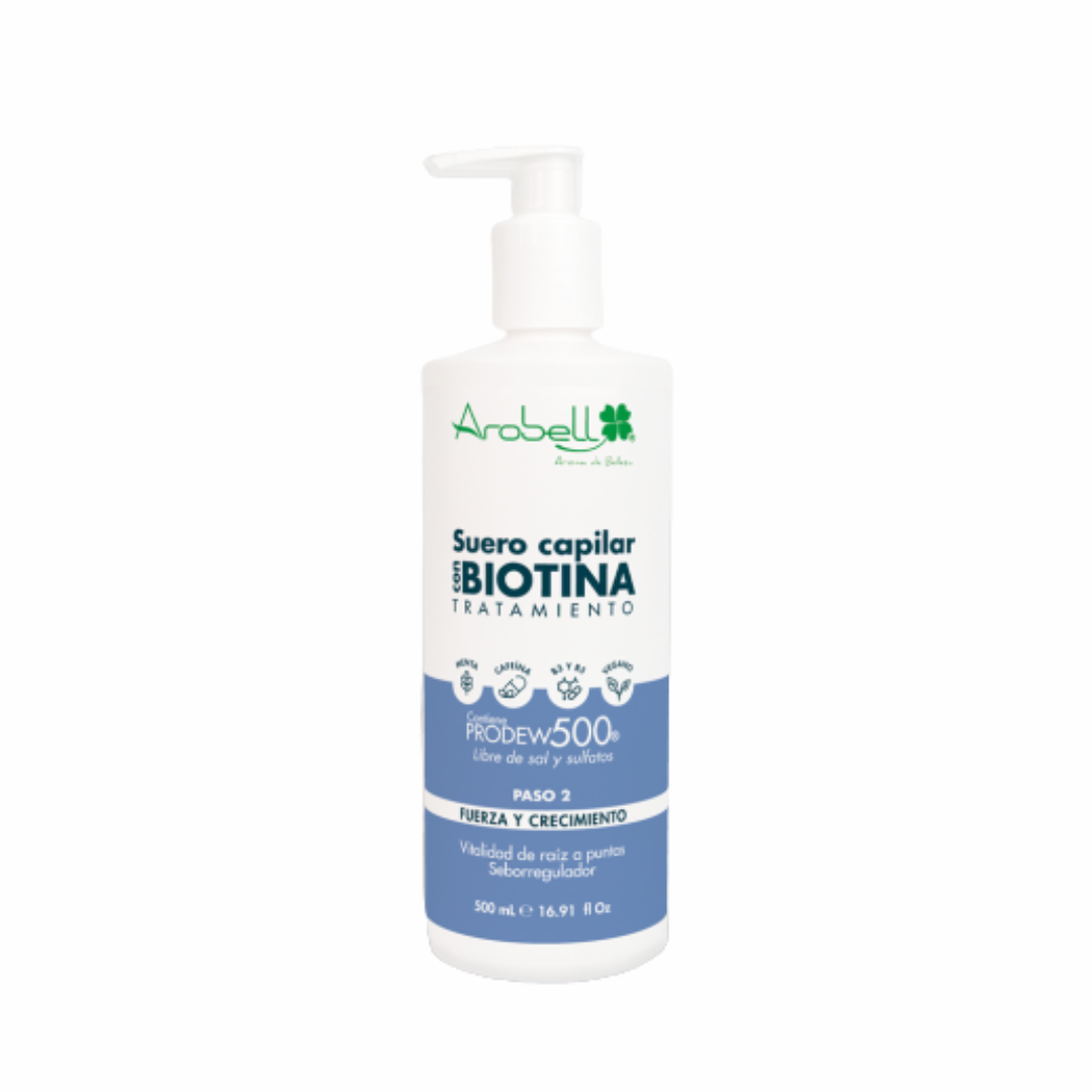 SUERO CAPILAR CON BIOTINA TRATAMIENTO 500ML- AROBELL