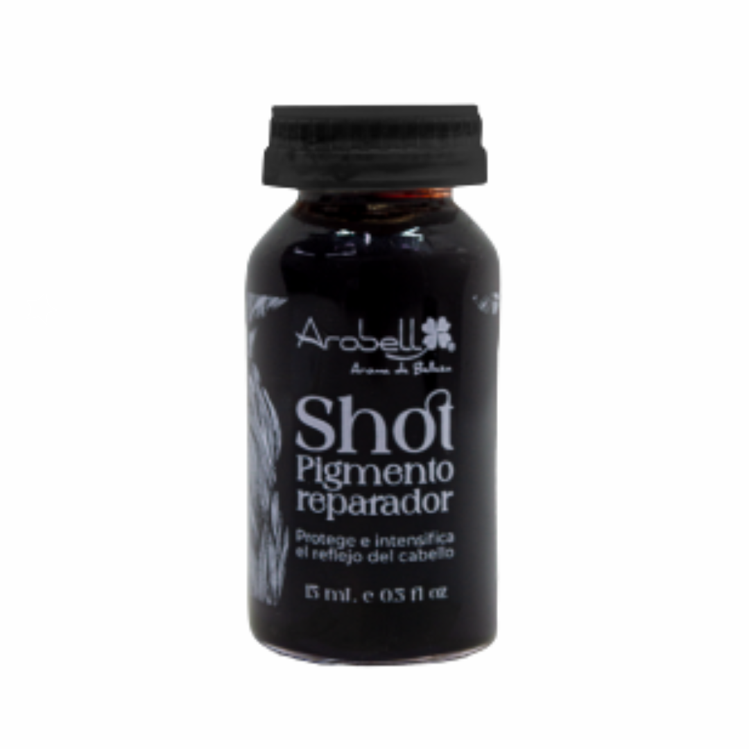 SHOT PIGMENTO REPARADOR (Rojo, Negro, Moca, Chocolate, BorgoƱa, Cenizo,Perla) 15ML- AROBELL